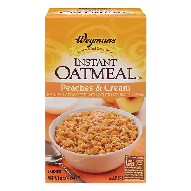 Peaches & Cream Instant Oatmeal, 8 Packets