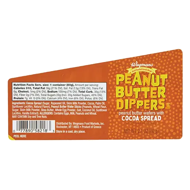 Peanut Butter Dippers with Cocoa Spread