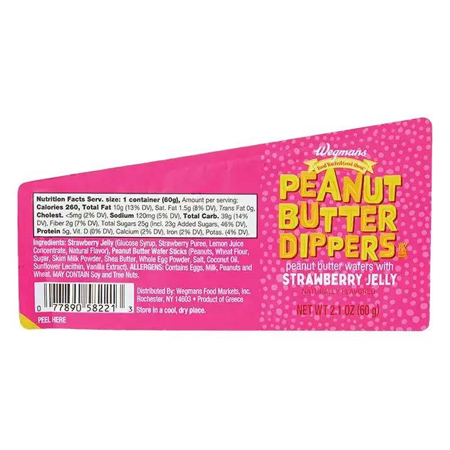 Peanut Butter Dippers with Strawberry Jelly