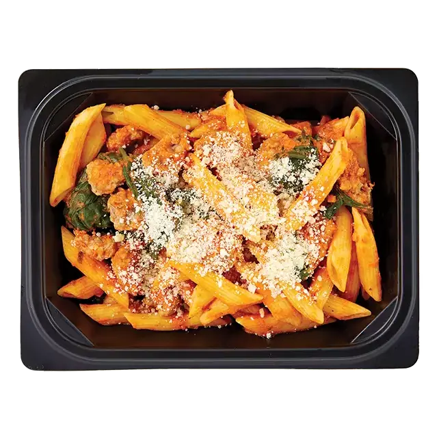 Penne with Sausage, Spinach & Vodka Blush Sauce, Italian, Pasta Bowl