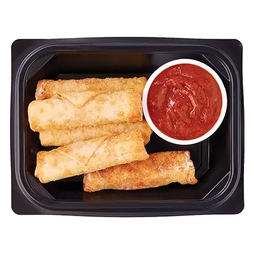 Pepperoni & Cheese Pizza Logs with Marinara Sauce