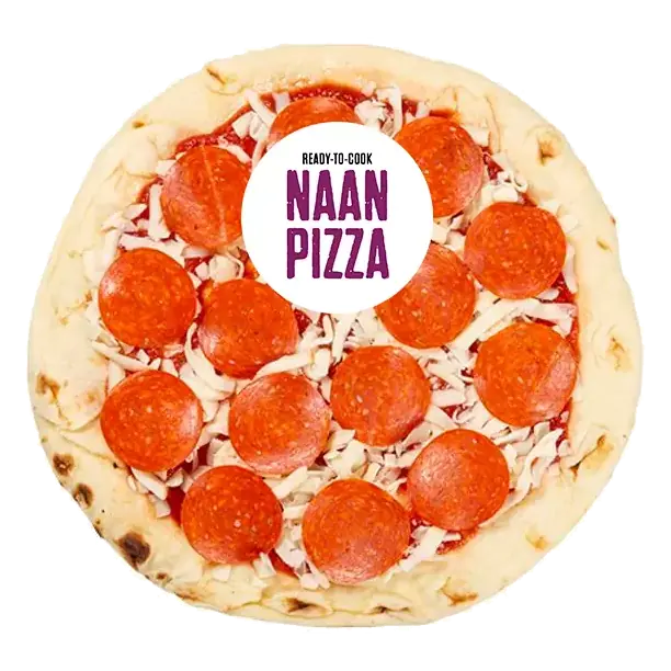 Pepperoni Naan Pizza