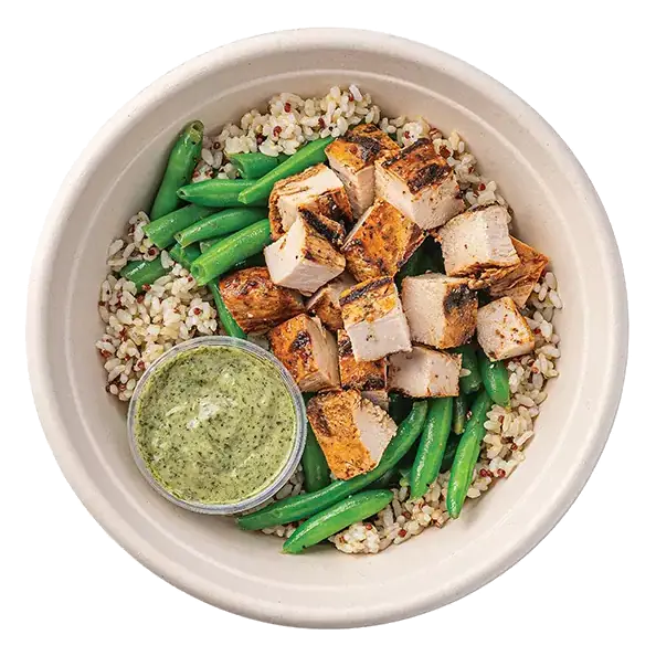 Peruvian Chicken Bowl with Quinoa Brown Rice