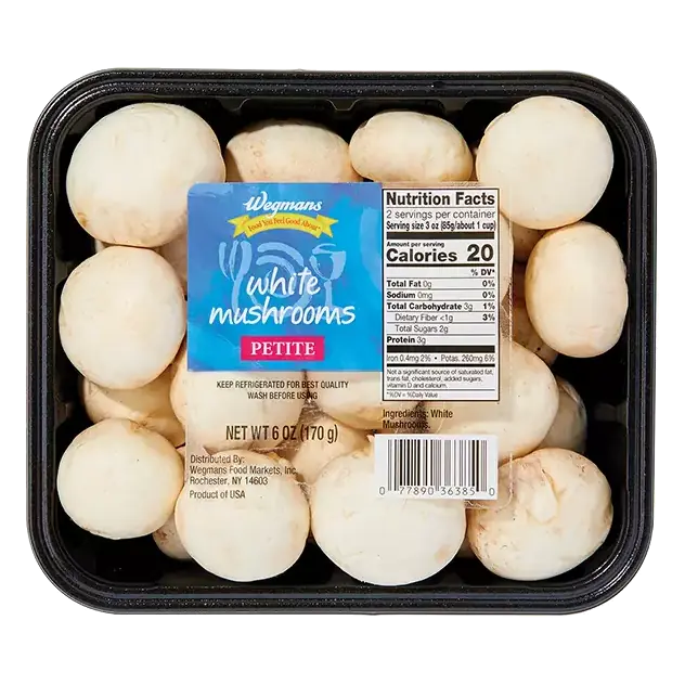 Petite White Mushrooms