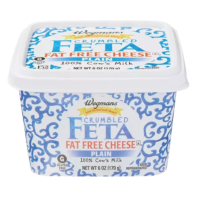 Plain Crumbled Feta Fat Free Cheese