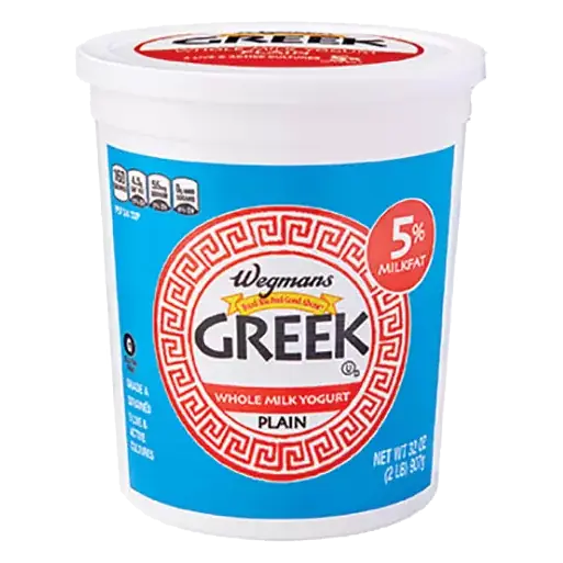 Plain Greek Whole Milk Strained Yogurt