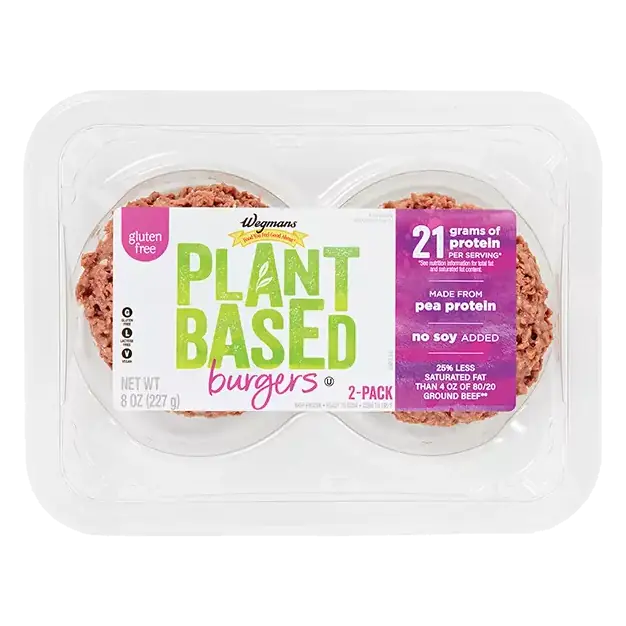 Plant Based Burgers, 2 Pack