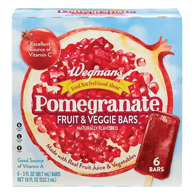 Pomegranate Fruit & Veggie Bars, 6 Count