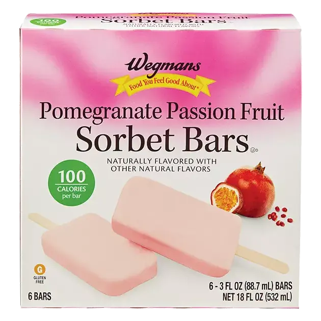 Pomegranate Passion Fruit Sorbet Bars