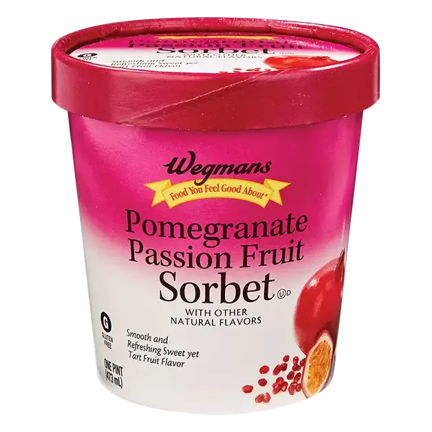 Pomegranate Passion Fruit Sorbet