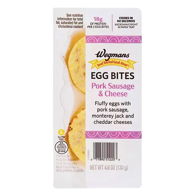 Pork Sausage & Cheese Egg Bites