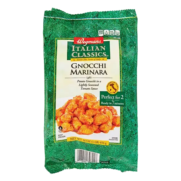 Potato Gnocchi Marinara in a Lightly Seasoned Tomato Sauce