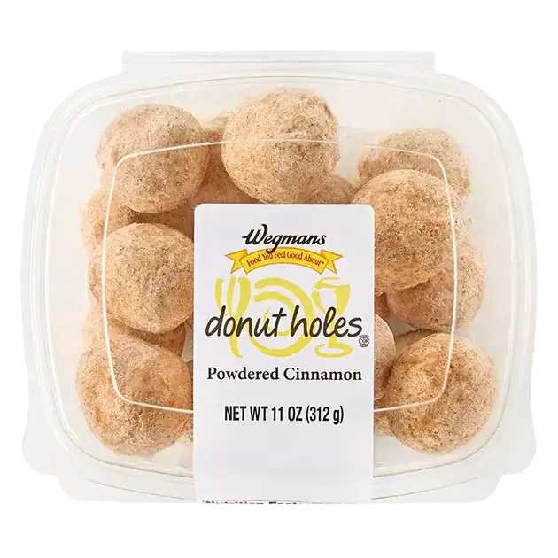 Powdered Cinnamon Sugar Donut Holes