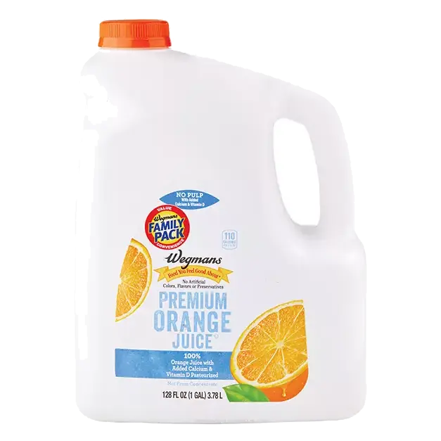 Premium No Pulp Orange Juice with Added Calcium & Vitamin D, FAMILY PACK