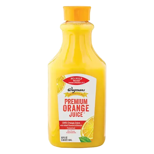 Premium No Pulp Orange Juice with Added Calcium & Vitamins A, D, E