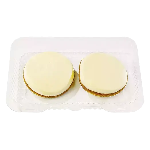 Pumpkin Half Moon Cookies with Cream Cheese Icing, 2 Pack