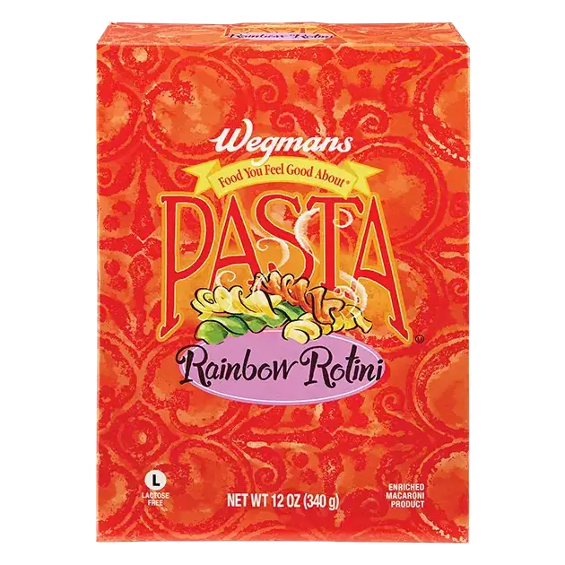 Rainbow Rotini Pasta