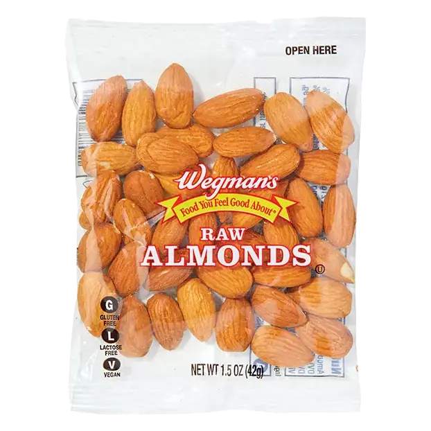 Raw Almonds, Snack Pack