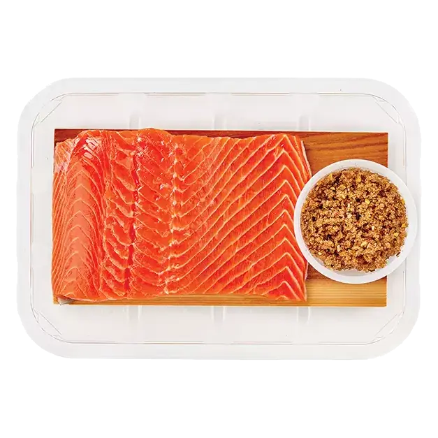 Ready to Cook Cedar Plank Wild Salmon with Brown Sugar Cracked Pepper Seasoning Blend