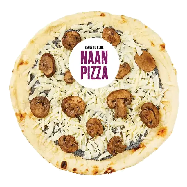 Ready to Cook Mushrooms & Truffle Naan Pizza