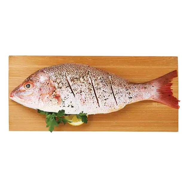 Ready to Cook Seasoned Snapper on Cedar Plank