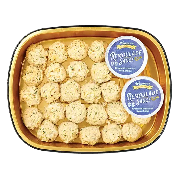 Ready to Cook Signature Mini Crab Cakes Appetizer, 24 Count