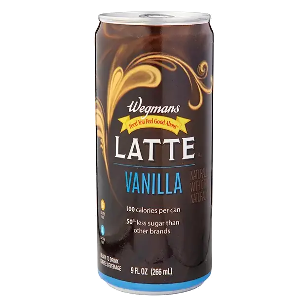 Ready to Drink Vanilla Latte Coffee Beverage