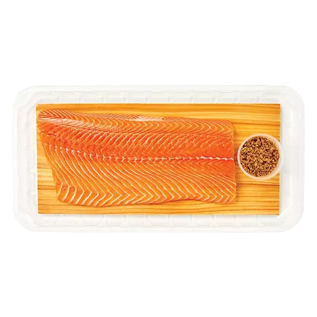 Ready to Grill Cedar-Plank Salmon Fillet with Brown Sugar and Cracked Pepper Blend