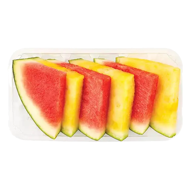 Red and Yellow Watermelon Slices