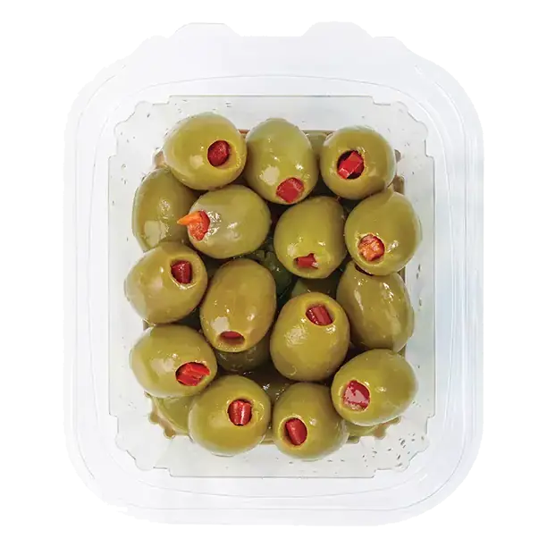 Red Pepper Stuffed Greek Olives