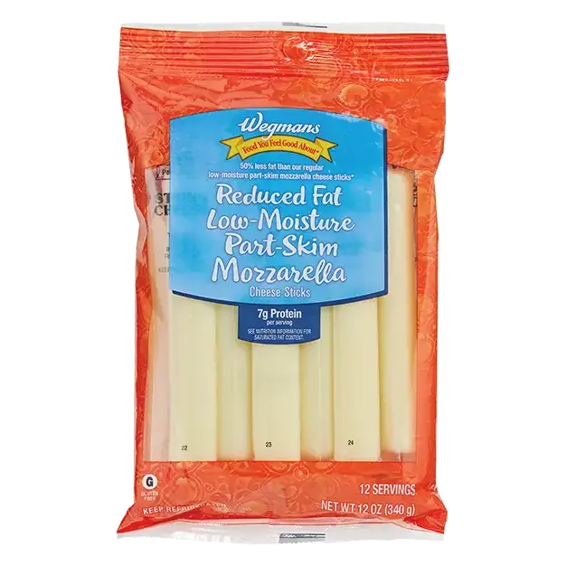 Reduced Fat Mozzarella Cheese Sticks