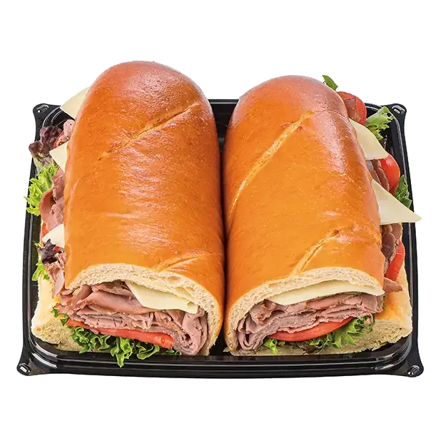 Roast Beef with Provolone Large Packaged Sub
