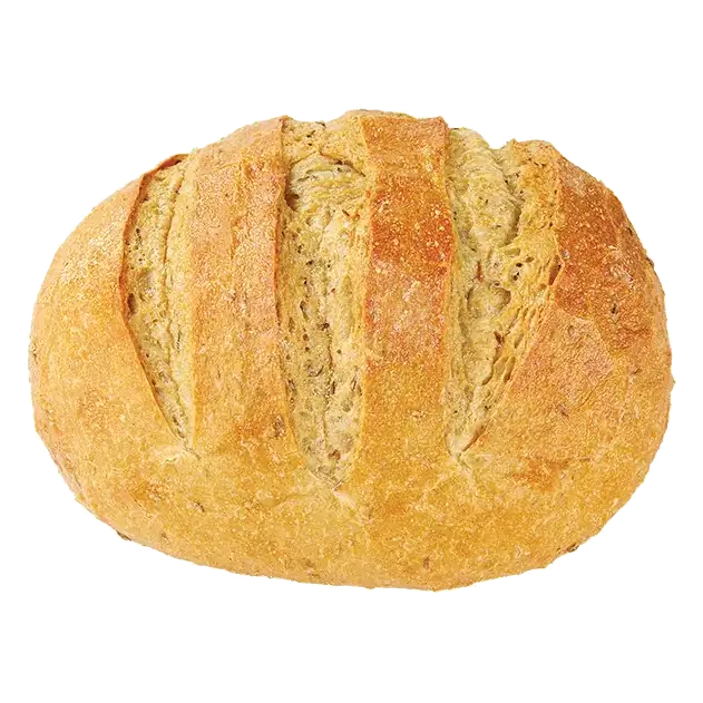 Round Caraway Rye Bread