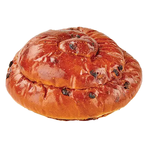 Round Challah with Raisins