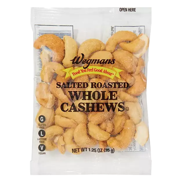 Salted Roasted Whole Cashews
