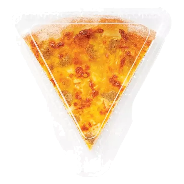 Sausage Breakfast Pizza Slice