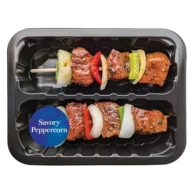 Savory Peppercorn Beef Kabob, 2 Pack