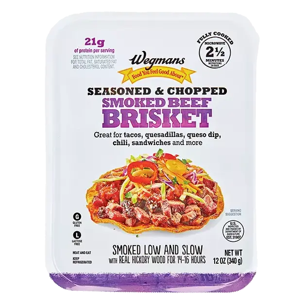 Seasoned & Chopped Smoked Beef Brisket