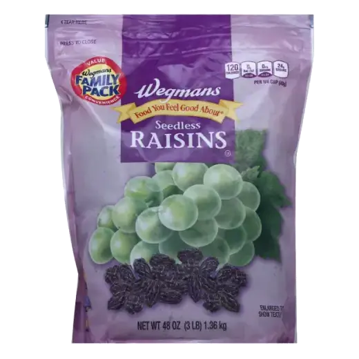 Seedless Raisins, FAMILY PACK