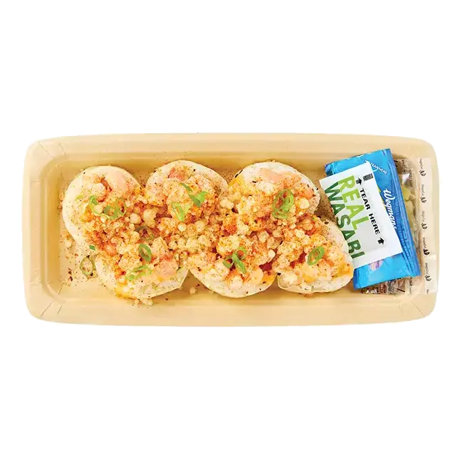 Shrimp Po Boy Volcano Roll with White Rice (Cooked Sushi)