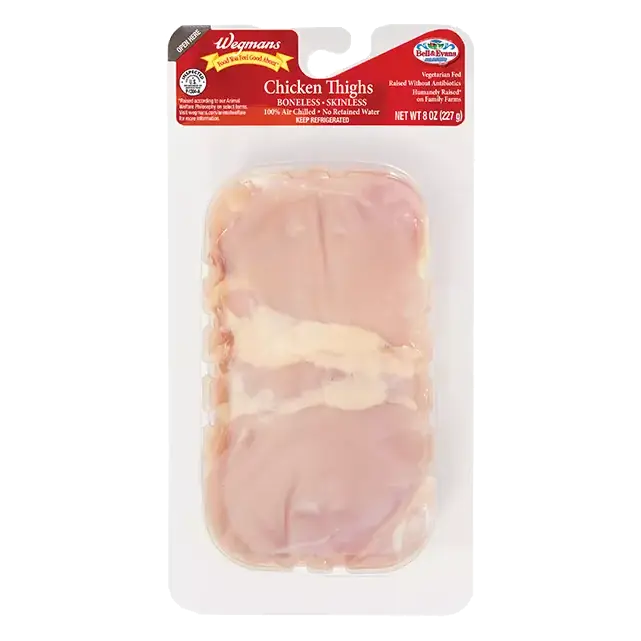 Single Serve Boneless Skinless Chicken Thighs, Raised without Antibiotics