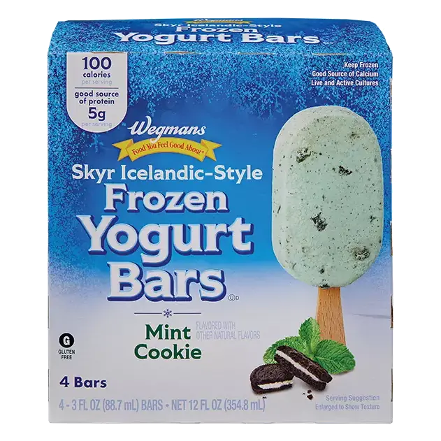 Skyr Yogurt Frozen Novelty Mint Chocolate Cookie