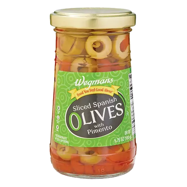 Sliced Spanish Olives with Pimento