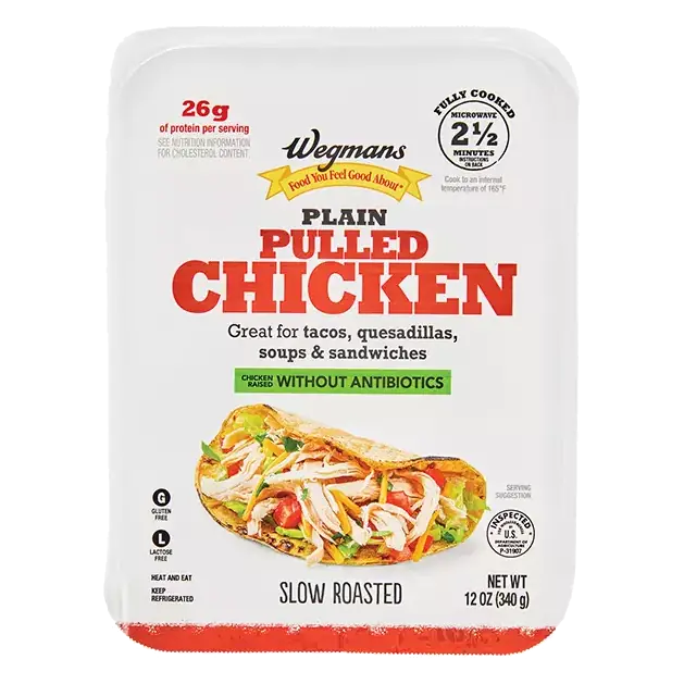 Slow Roasted Plain Pulled Chicken