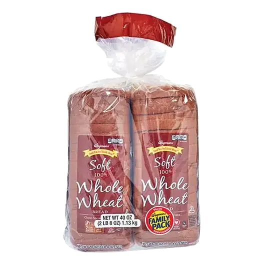 Soft 100% Whole Wheat Bread, FAMILY PACK