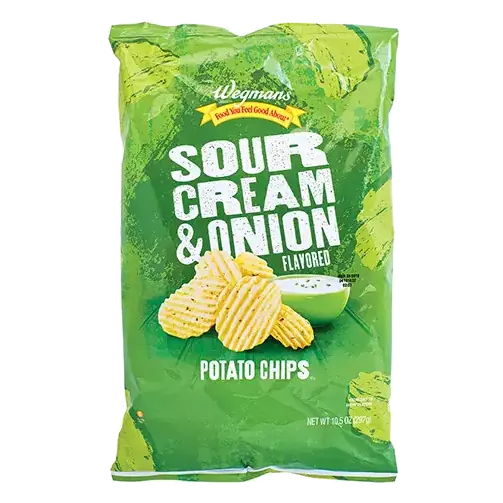 Sour Cream & Onion Flavored Potato Chips