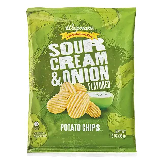 Sour Cream & Onion Wavy Potato Chips