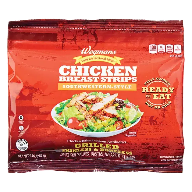 Southwestern-style Grilled Chicken Strips, Raised without Antibiotics