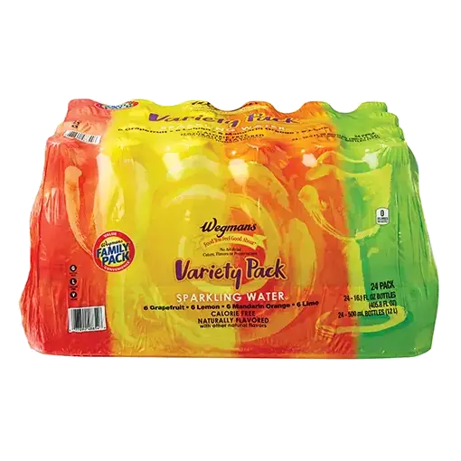 Sparkling Water Variety Pack 24 Pack FAMILY PACK