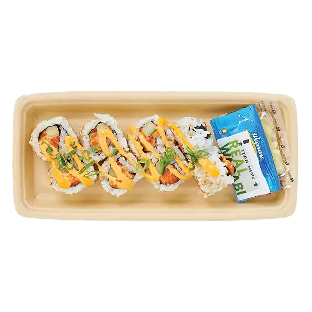 Spicy King Salmon Roll (Raw Sushi)
